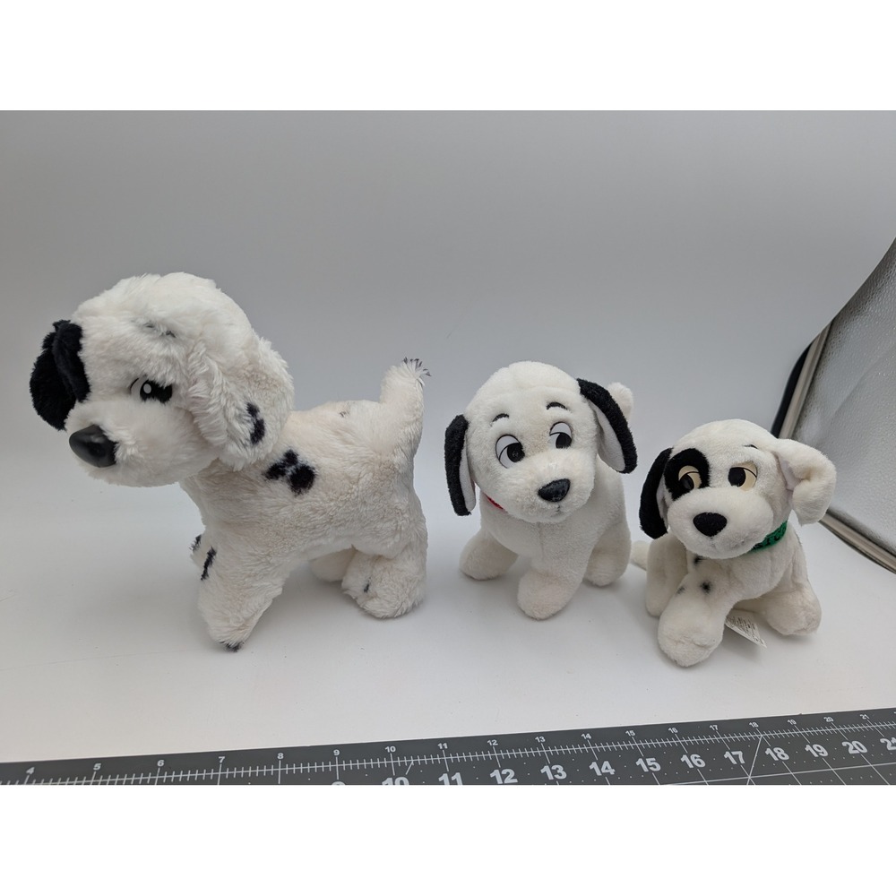Mattel 101 Dalmatians Patch Lucky Dog Plush 1991 Lot Stuffed Animal Toy